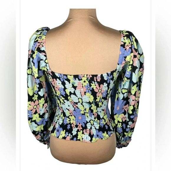 Free People Ariana Printed Top in Retro Combo Size XS - Picture 6 of 13
